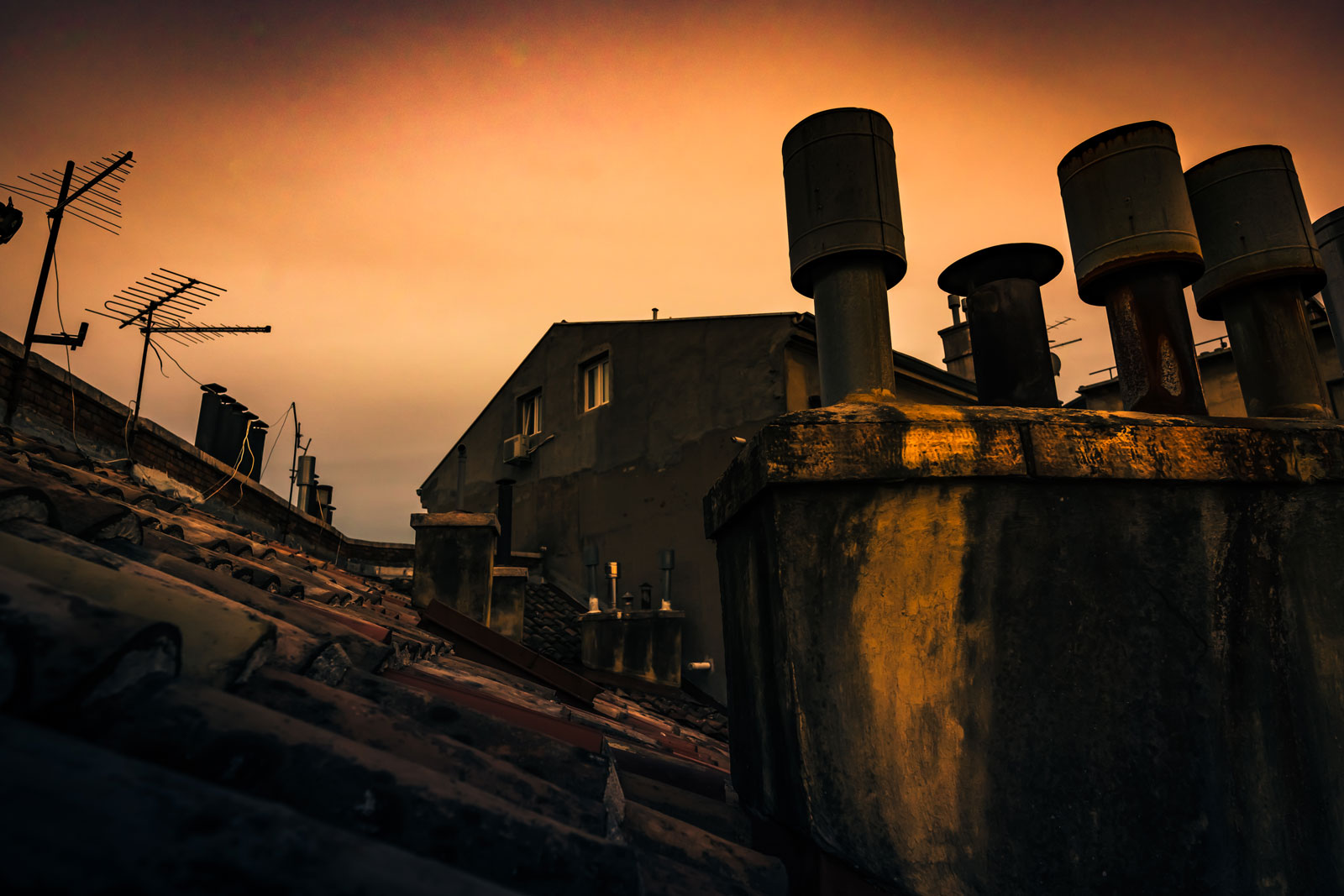 Fotografia Vladimir Soic - senny krajobraz dachu