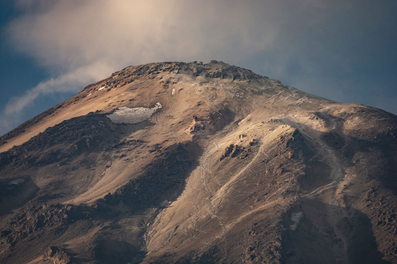 Damavand Mountain is the highest peak in Iran and the highest volcano in the Middle East. The amount of details render by Tokina SZ 500mm reflect lens from the peak is surprising! If you see carefully on the right of image, even individual mountaineers is resolved at the end of main south route to the peak (elevation 5600m)!